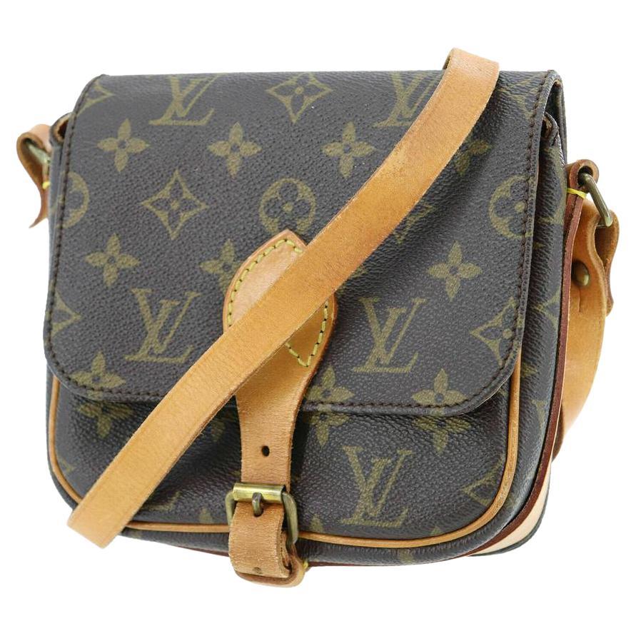 Louis Vuitton Monogram Mini Cartouchiere PM Crossbody Flap Bag 863527 For Sale