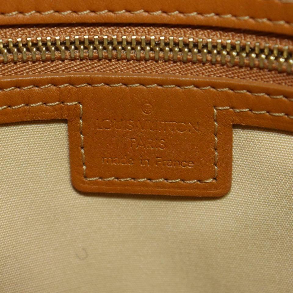 Women's Louis Vuitton Monogram Mini Lin Beige Lucille GM Tote 859019