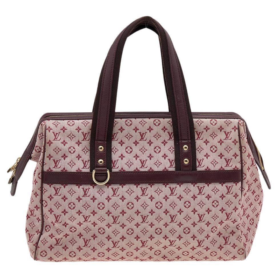 Louis Vuitton Monogram Mini Lin Canvas Josephine GM Bag For Sale at 1stDibs  | lv josephine bag, louis vuitton josephine bag, regina george purse
