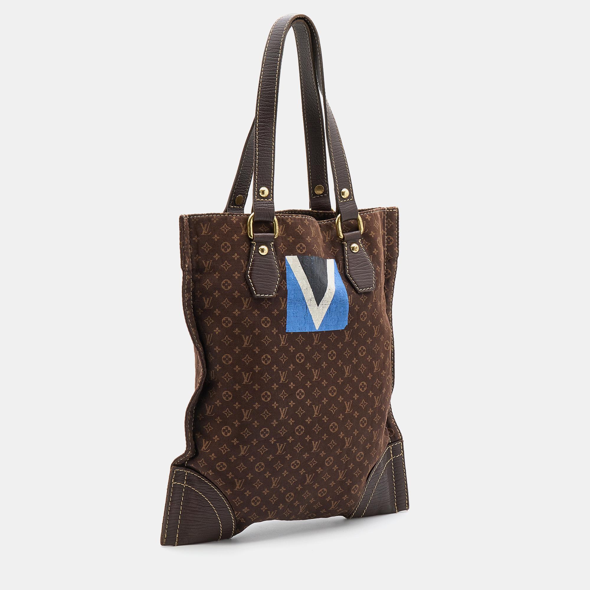 Louis Vuitton Monogram Mini Lin Canvas Tanger Bag 3