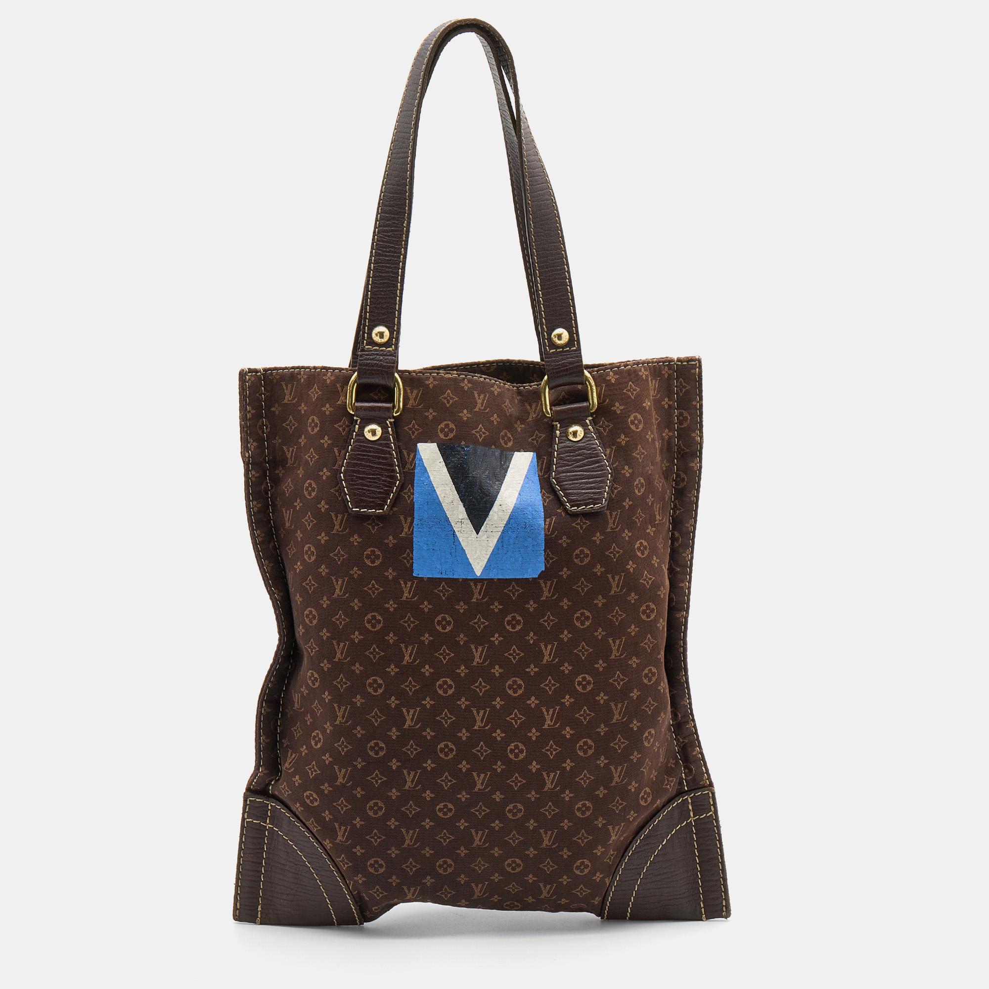 Louis Vuitton Monogram Mini Lin Canvas Tanger Bag 1