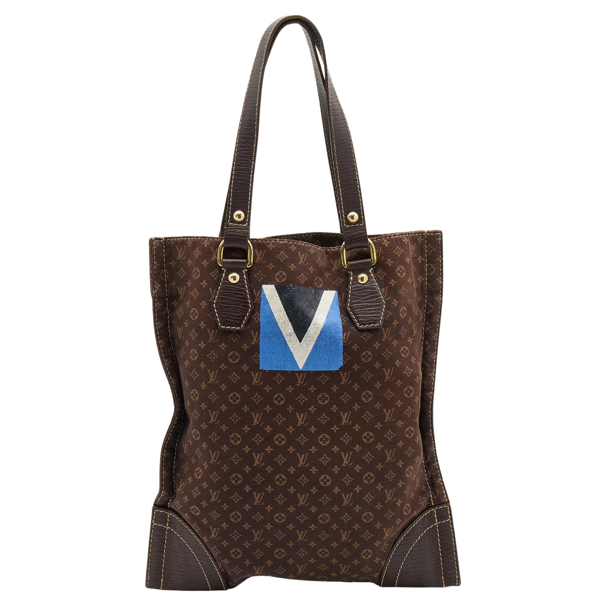 Louis Vuitton Monogram Mini Lin Canvas Tanger Bag
