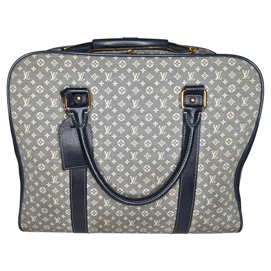 Louis Vuitton Monogram Mini Lin Idylle Epopèe Suitcase & Mini Pochette For Sale