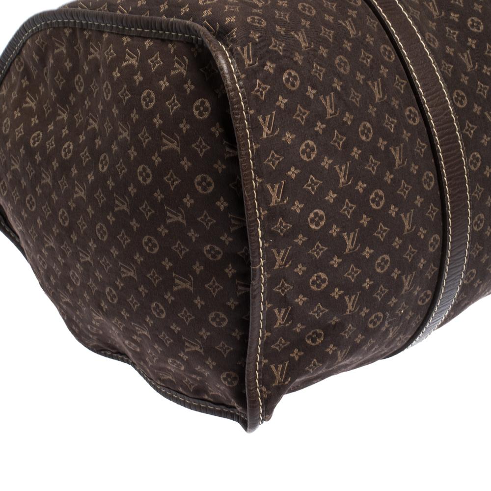 Louis Vuitton Monogram Mini Lin Initiales Keepall Bag 5
