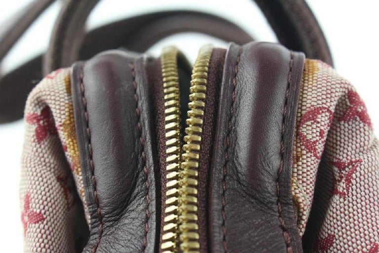 Louis Vuitton Mini Speedy Brown Leather Linen ref.514211 - Joli Closet