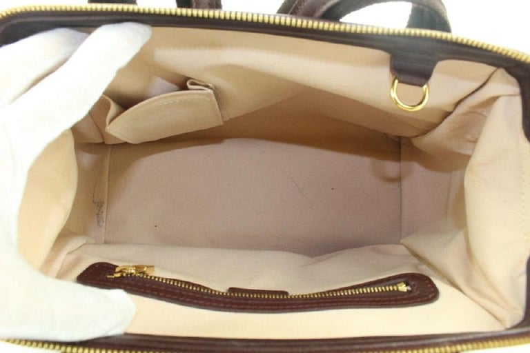 Louis Vuitton Ebene Monogram Mini Lin Speedy bag – Beccas Bags