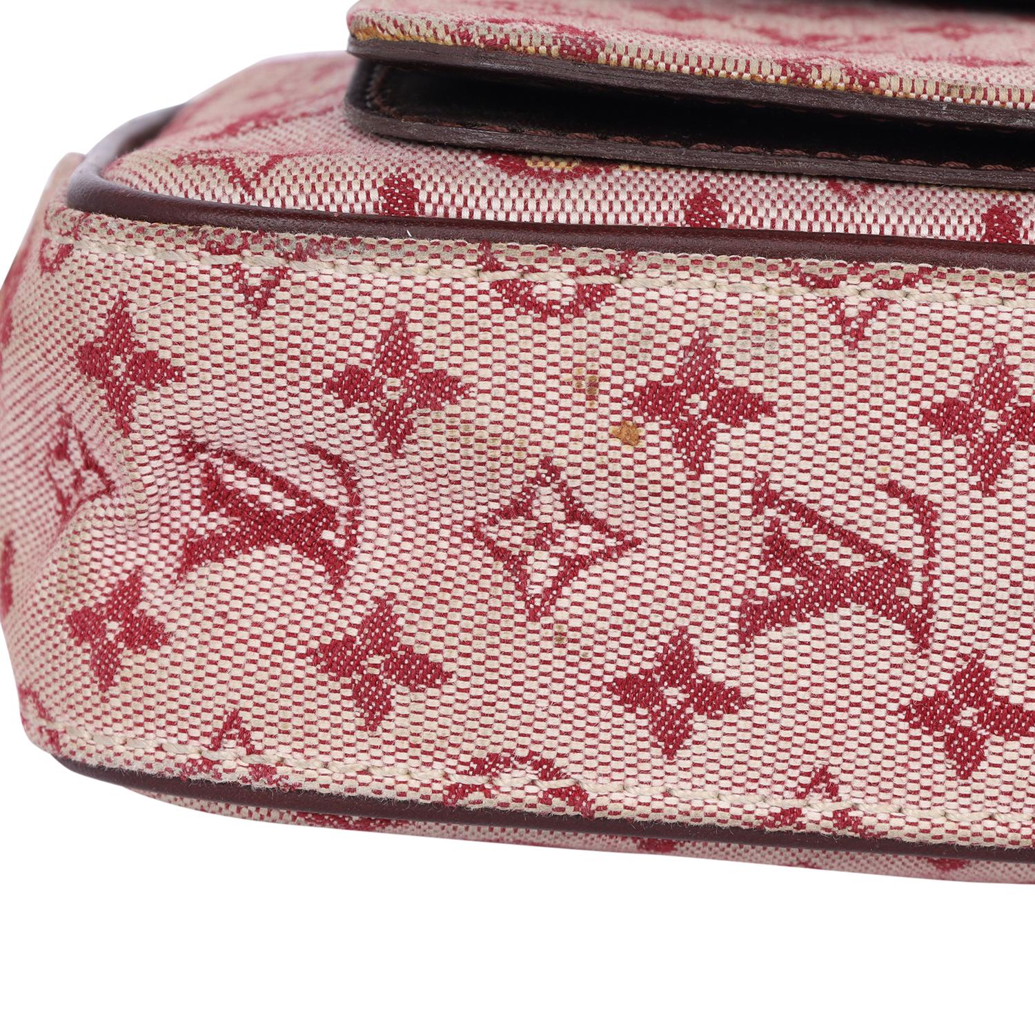 Louis Vuitton Monogram Mini Lin Juliette Pink For Sale 7