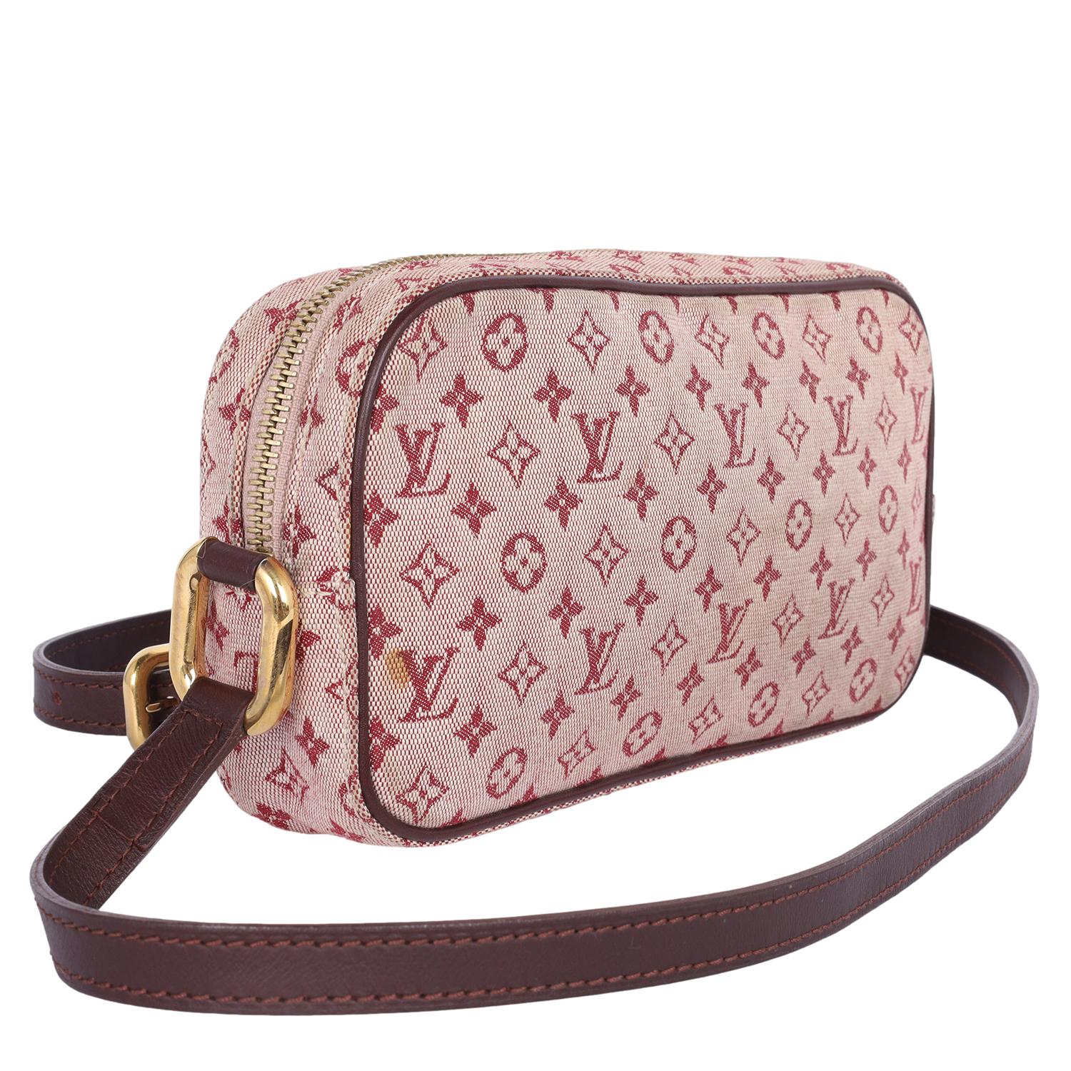 Louis Vuitton Monogram Mini Lin Juliette Pink For Sale 4