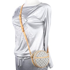 Louis Vuitton Monogram Mini Lin Round Juliette Blue