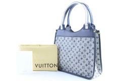 Louis Vuitton Monogram Mini Lin Sac Kathleen 6lr0515 Navy Coated Canvas Satchel
