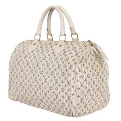 Louis Vuitton Monogram Mini Lin Speedy 30 Bag