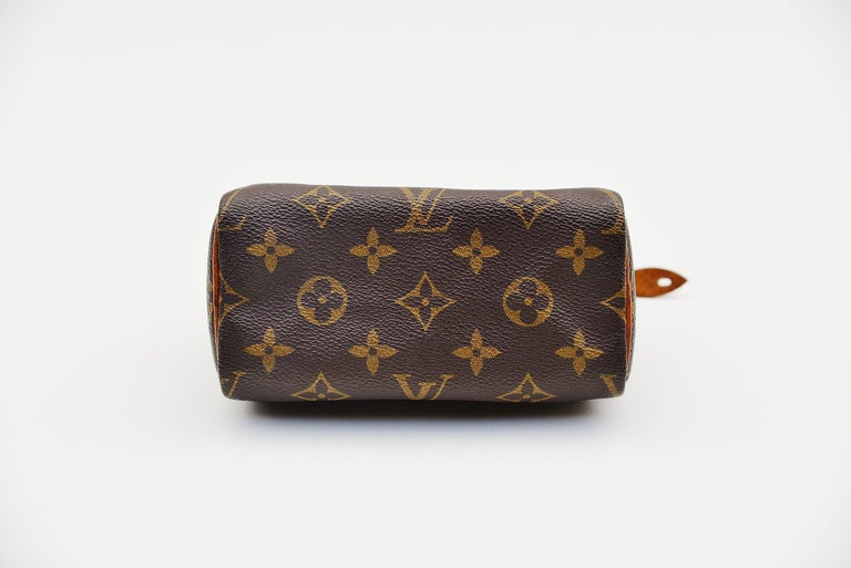 Auth Louis Vuitton Vintage Monogram Mini Speedy hand bag with Strap  1C310080n