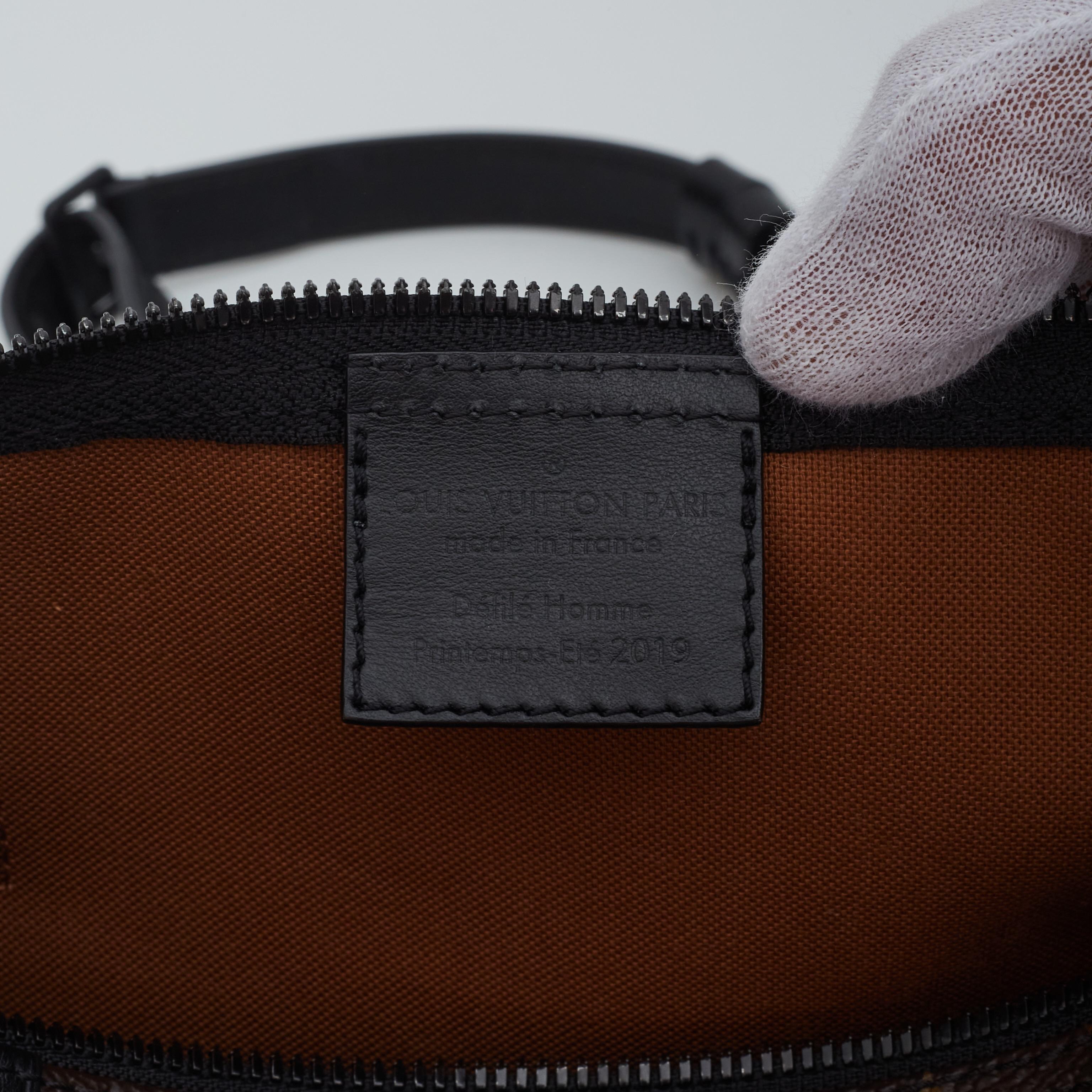 Men's Louis Vuitton Monogram Mini Polochon Papillon 30 Shoulder Bag (2019) For Sale
