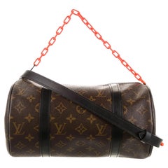 Louis Vuitton Red Epi Papillon 30 Bag and Mini Bag Set