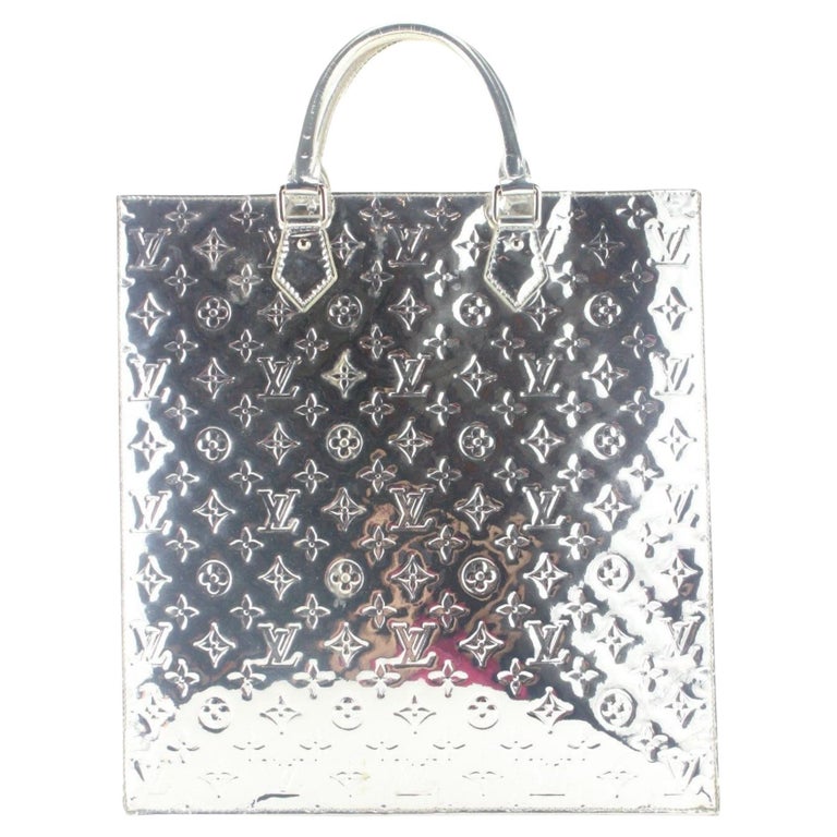 Louis Vuitton, Bags, Louis Vuitton Mirror Collection Wallet Zippy Shiny  Silver Monogram Authentic
