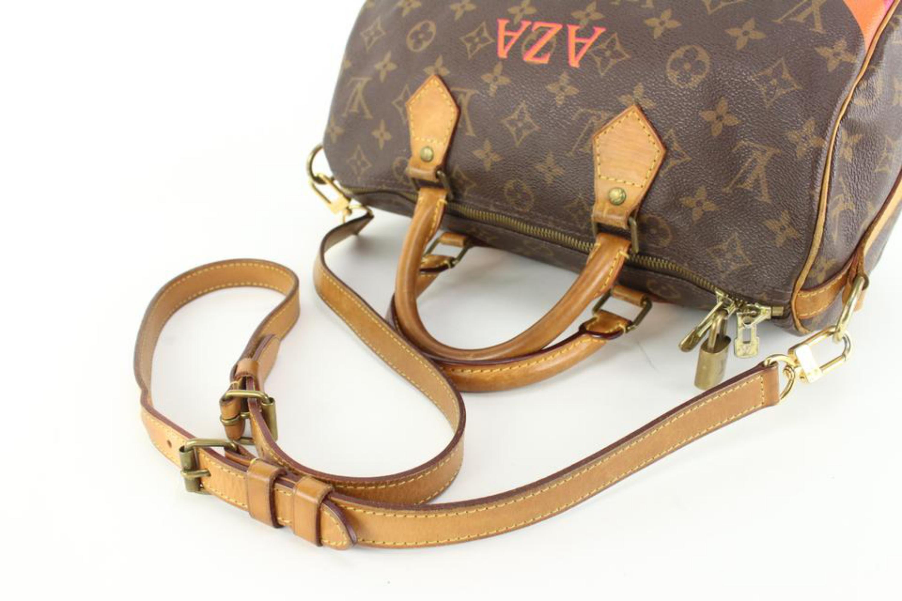 Louis Vuitton Monogram Mon Speed Bandouliere 25 with Strap 9lz526s For Sale 3