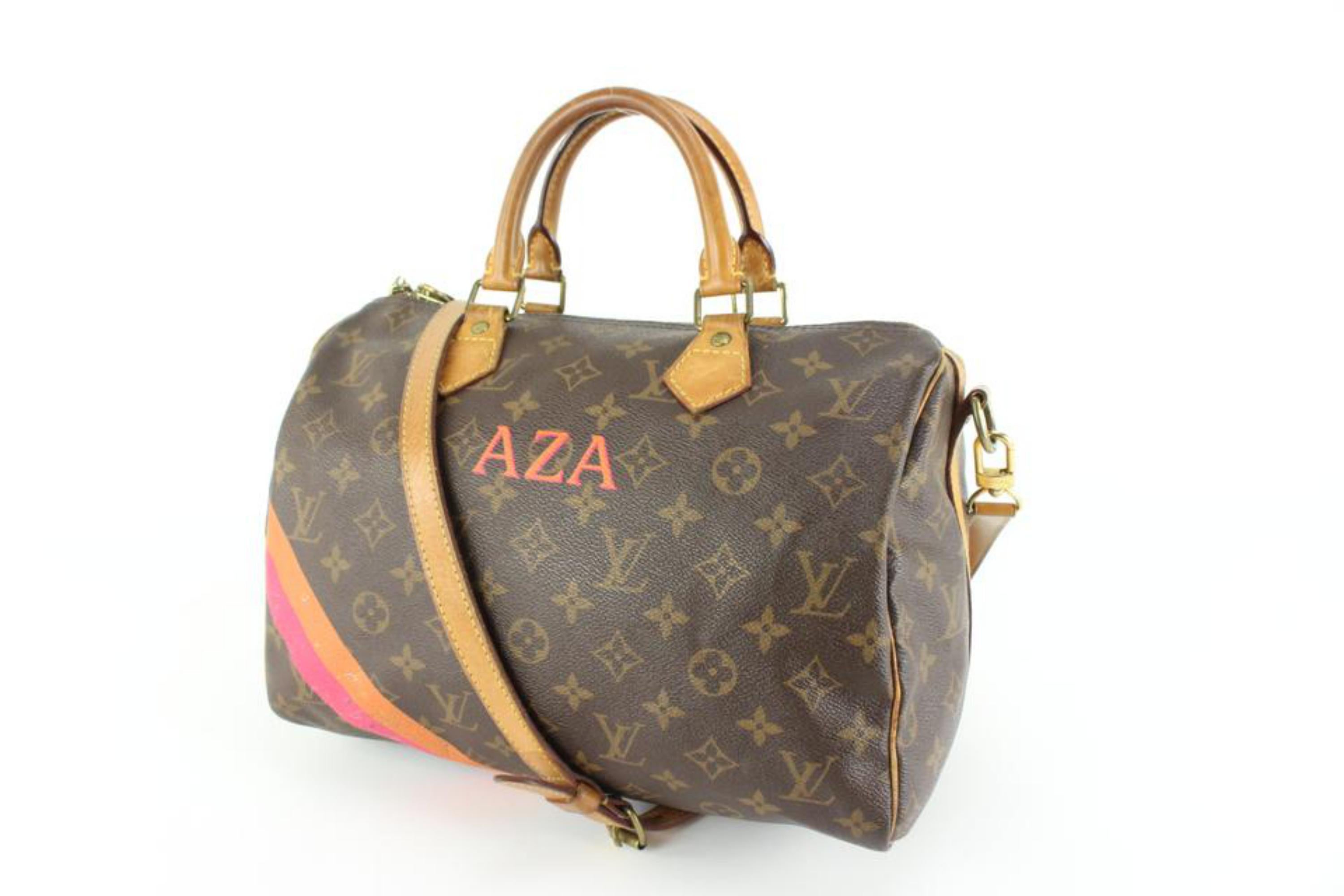 Louis Vuitton Monogram Mon Speed Bandouliere 25 with Strap 9lz526s For Sale 5