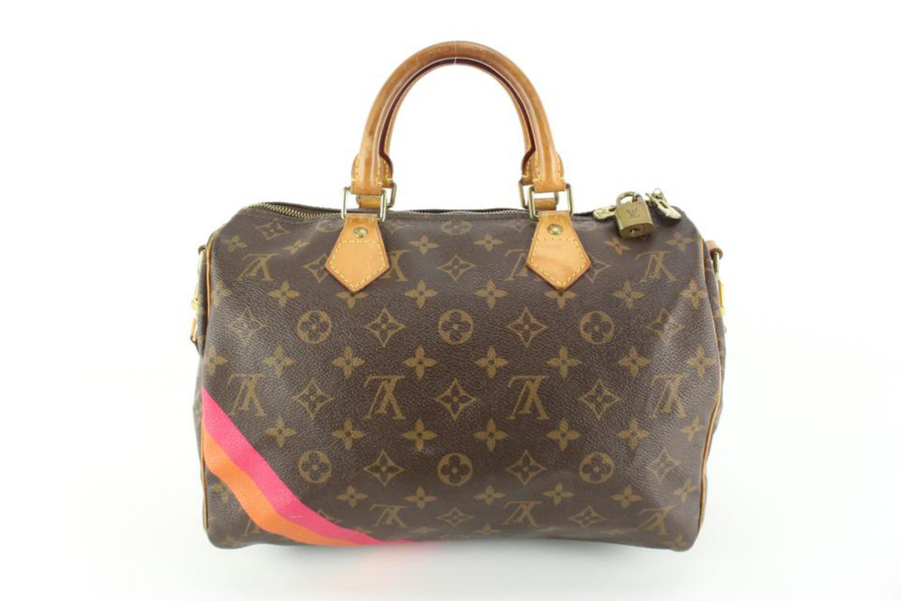 Louis Vuitton Monogram Mon Speed Bandouliere 25 with Strap 9lz526s For Sale 1