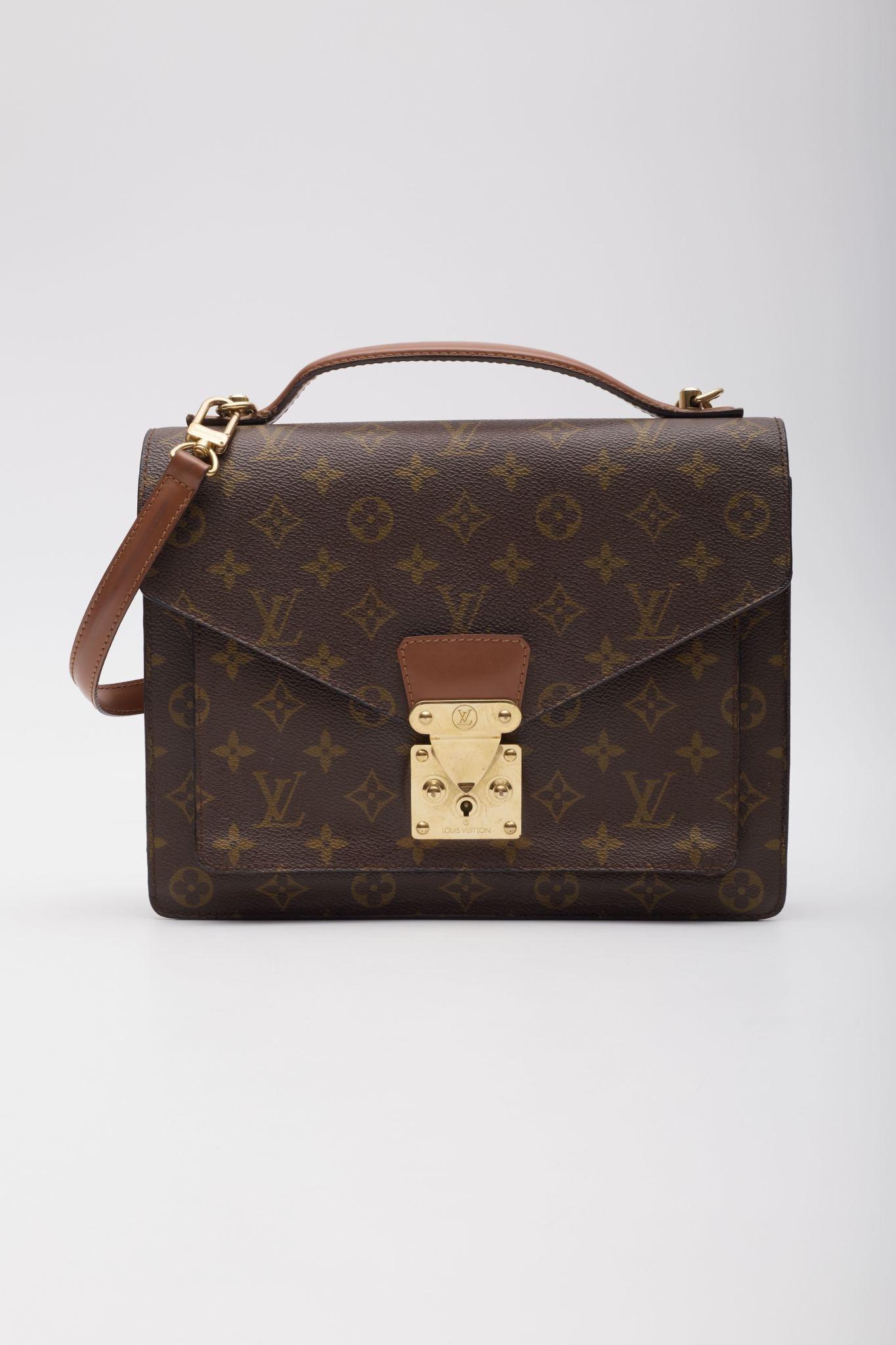 Black Louis Vuitton Monogram Monceau 28 Shoulder Bag
