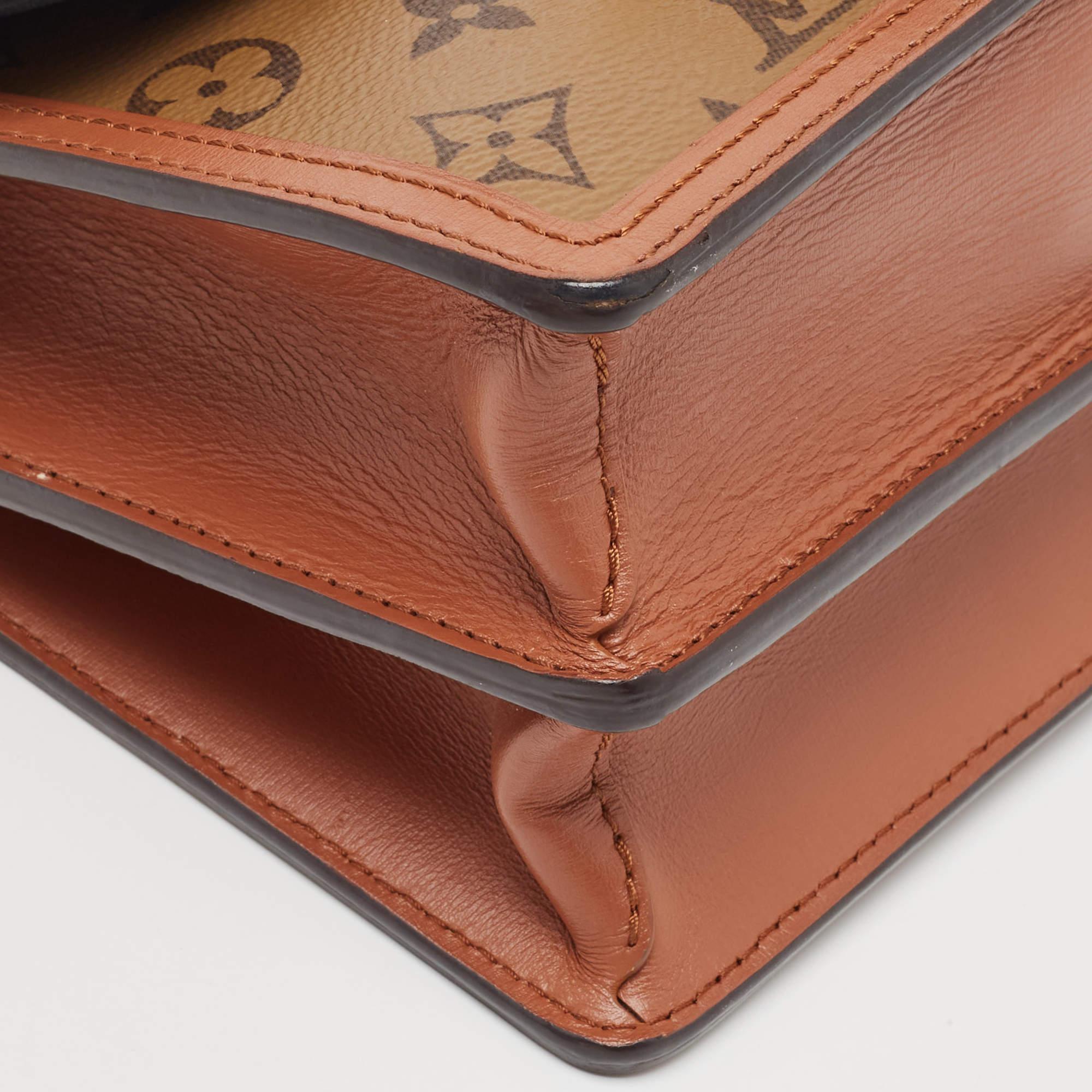 Louis Vuitton Monogramm/Monogramm Reverse Segeltuch Dauphine Mini Tasche im Angebot 4