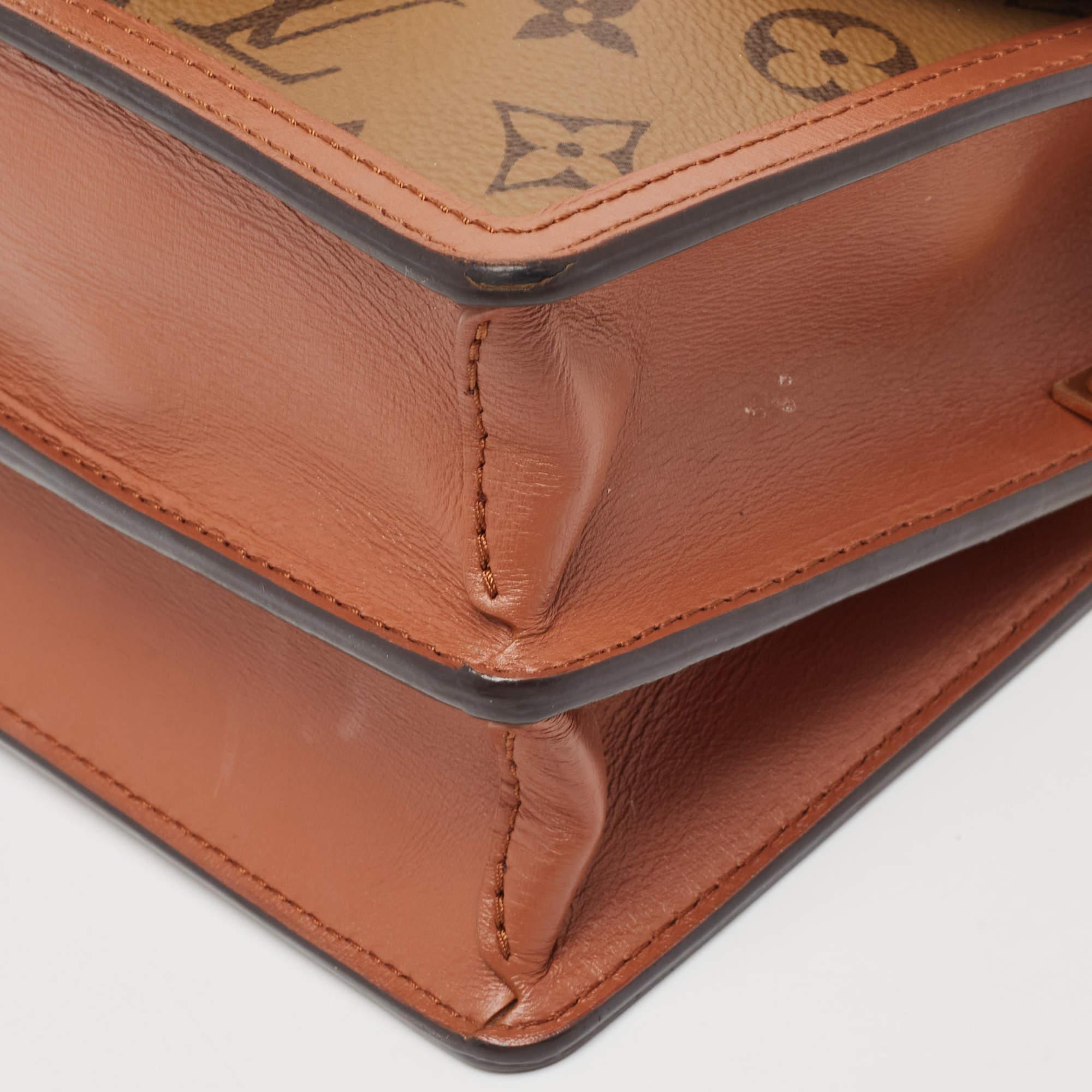 Louis Vuitton Monogramm/Monogramm Reverse Segeltuch Dauphine Mini Tasche im Angebot 5