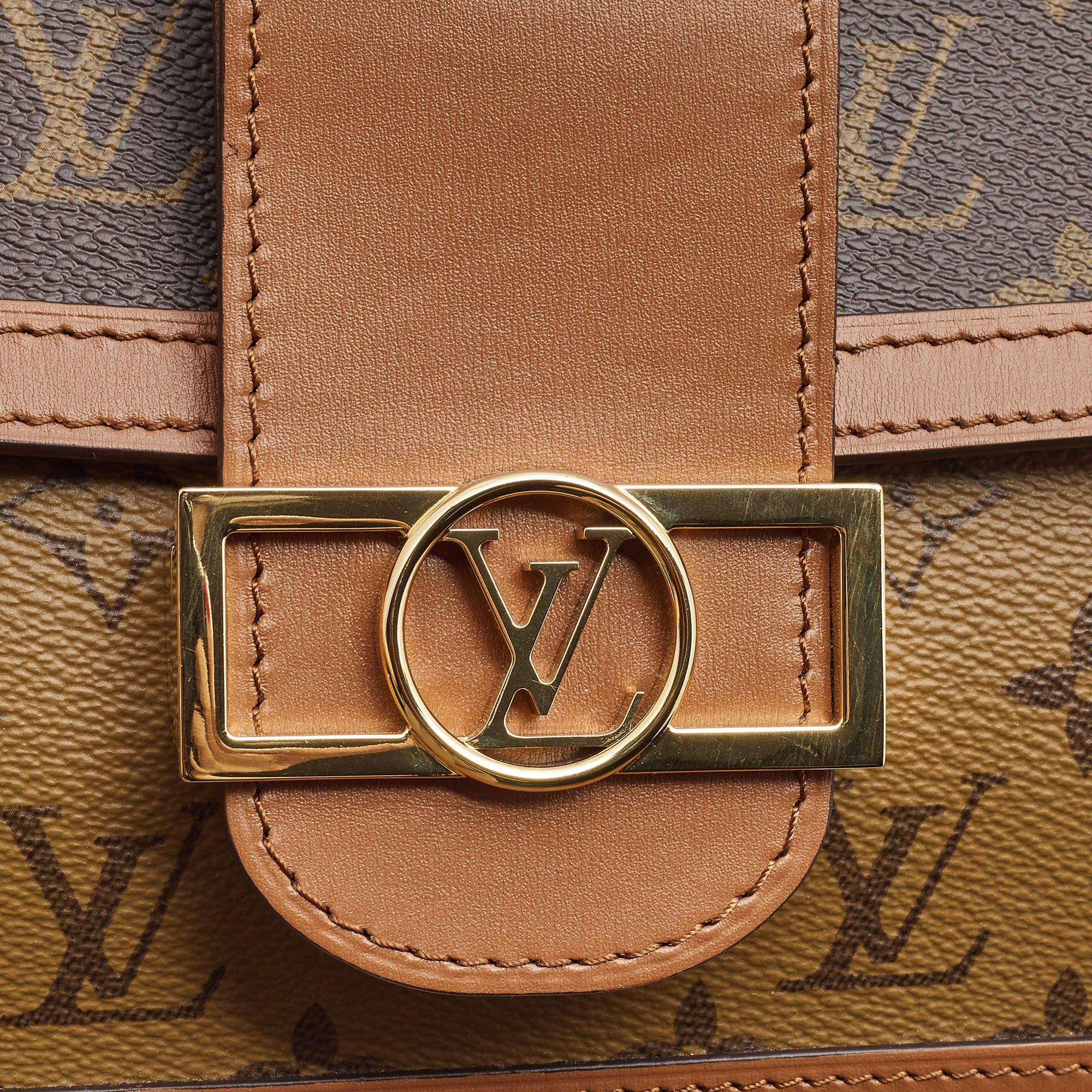 Louis Vuitton Monogram/Monogram Reverse Canvas Dauphine MM Bag 8