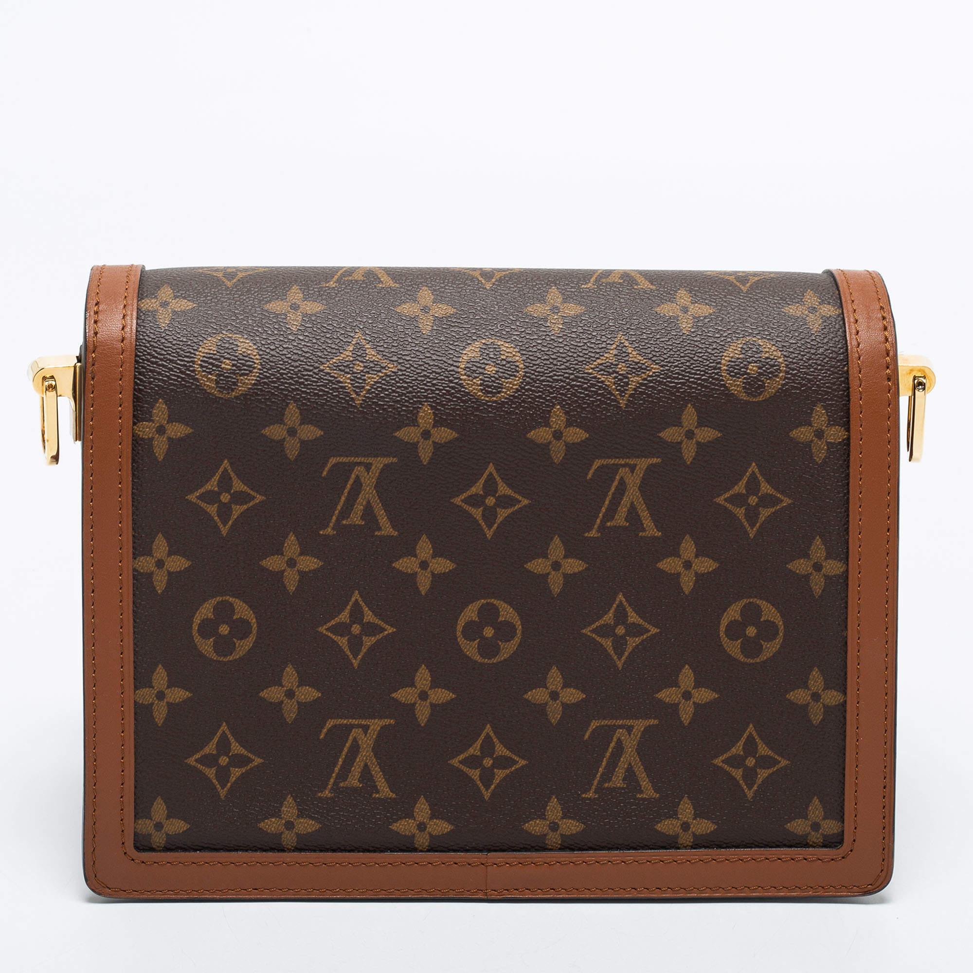 Louis Vuitton Monogram/Monogram Reverse Canvas Dauphine MM Bag 1