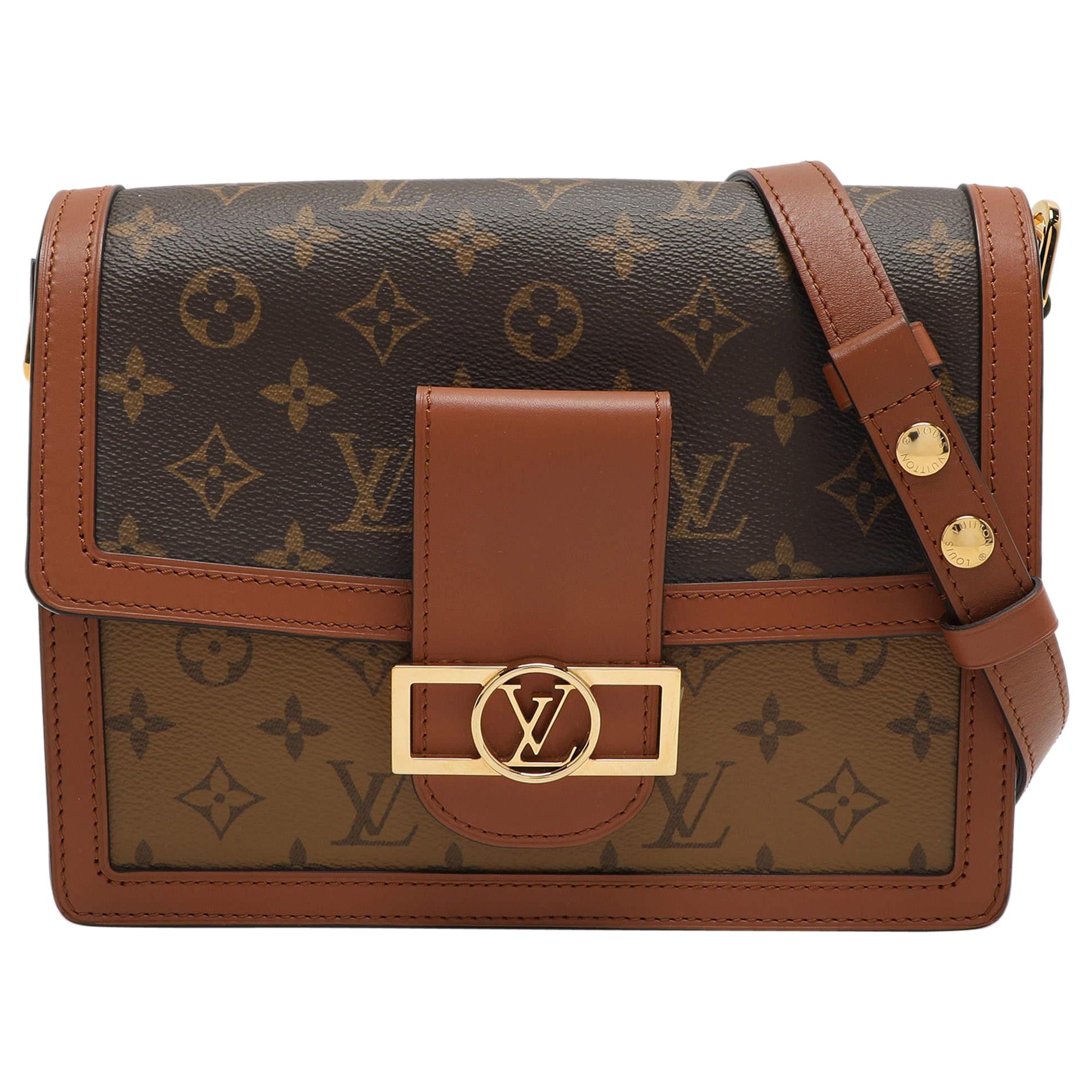 Louis Vuitton Monogram/Monogram Reverse Canvas Dauphine MM Bag