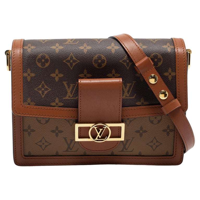 Buy Pre-owned & Brand new Luxury Louis Vuitton Monogram Reverse Canvas Mini Dauphine  Handbag Online