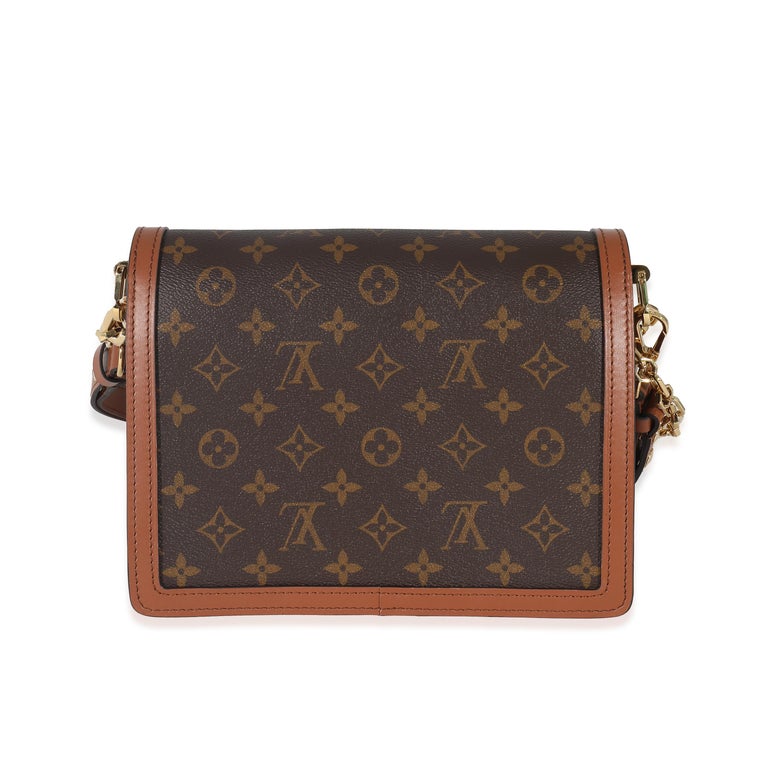 Louis Vuitton Monogram and Monogram Reverse Canvas Dauphine Hobo MM For Sale  at 1stDibs