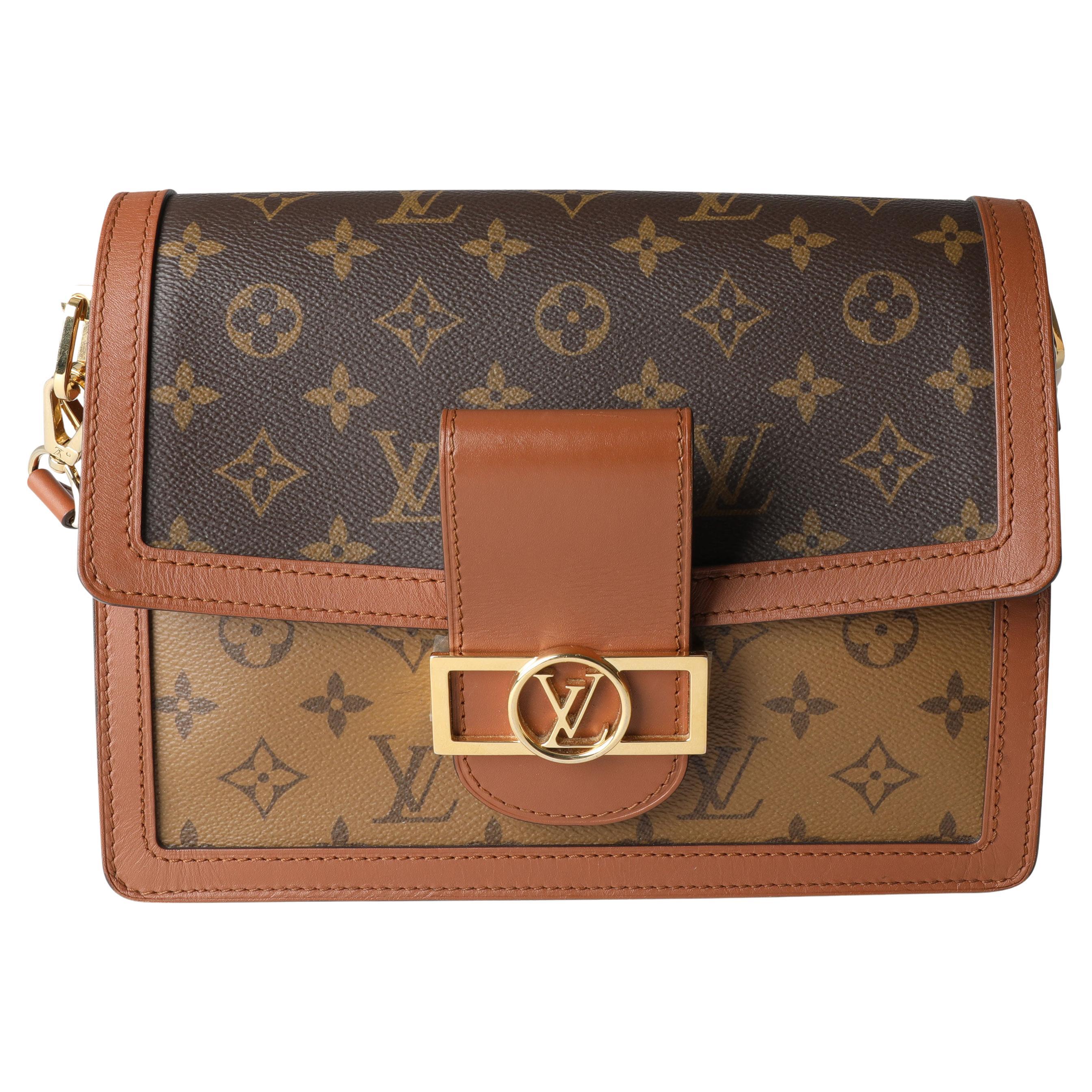 Louis Vuitton Monogram and Monogram Reverse Canvas Dauphine MM For Sale at  1stDibs
