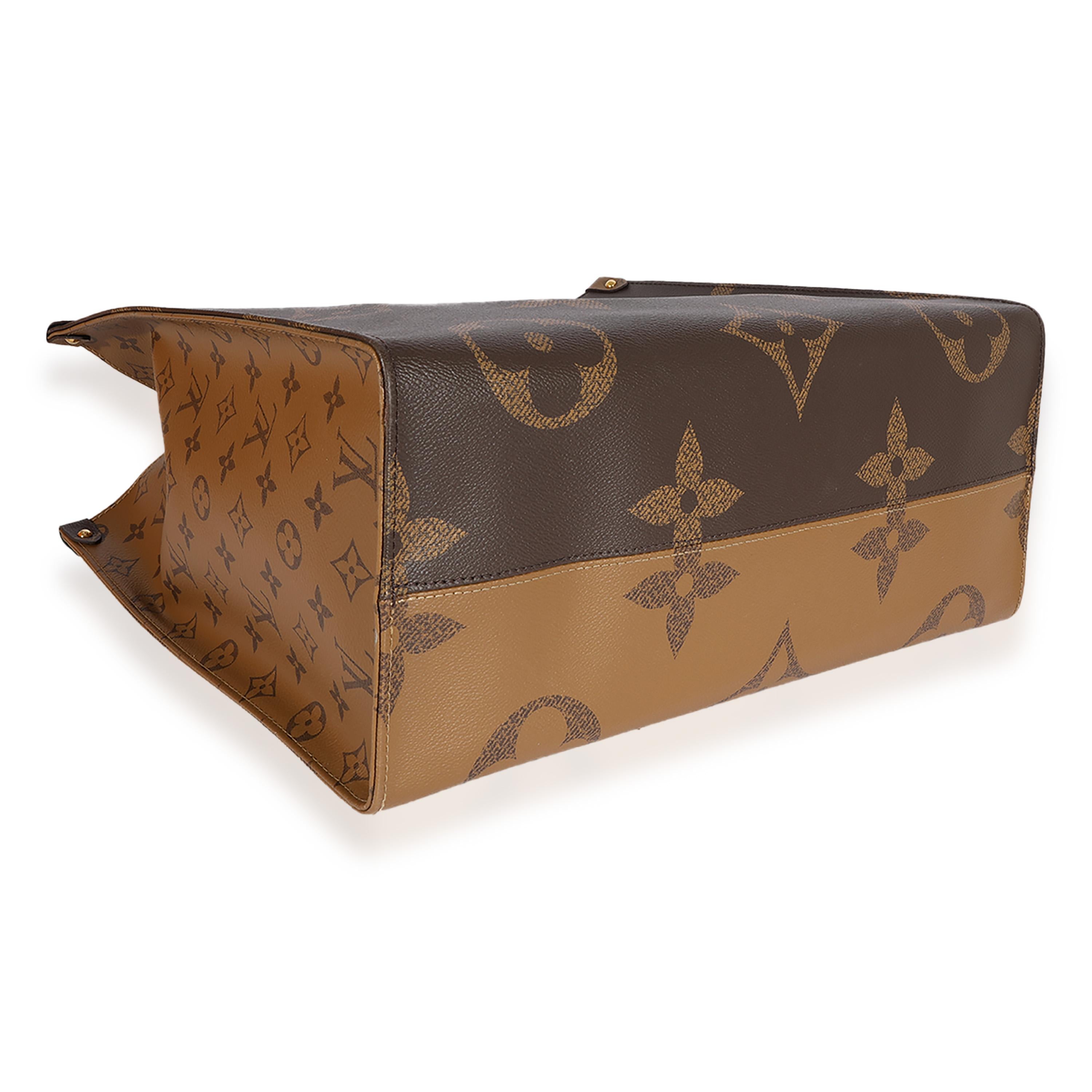 Titolo dell'elenco: Louis Vuitton Monogram & Monogram Reverse Canvas Onthego GM
SKU: 124957
MSRP: 3250,00
Condizioni: Usato 
Condizioni della borsa: Molto buono
Commenti sulle condizioni: Condizioni molto buone. Moderata usura degli angoli. Punti di
