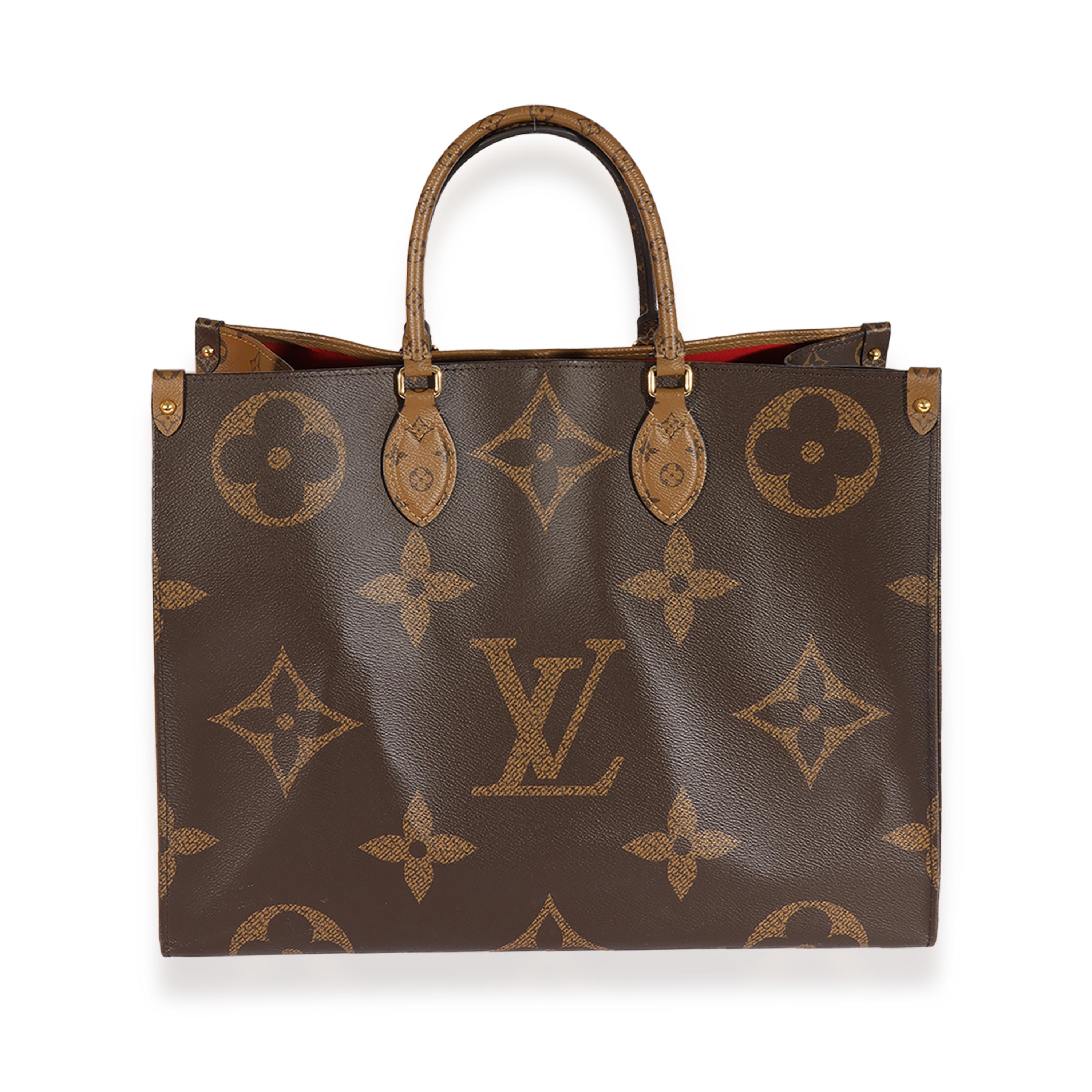 Louis Vuitton Red, Black, and White Giant Monogram Crafty Coated Canvas Neverfull mm Gold Hardware, 2020, Black/Red/White Womens Handbag