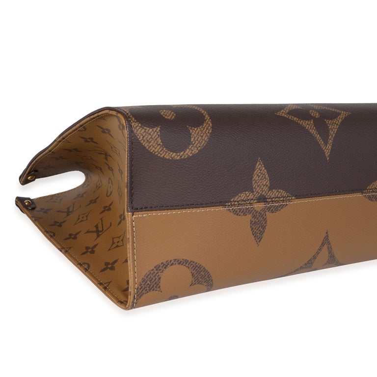 Monogram Reverse Louis Vuitton Monogram and Monogram Reverse Canvas Onthego MM For Sale ...