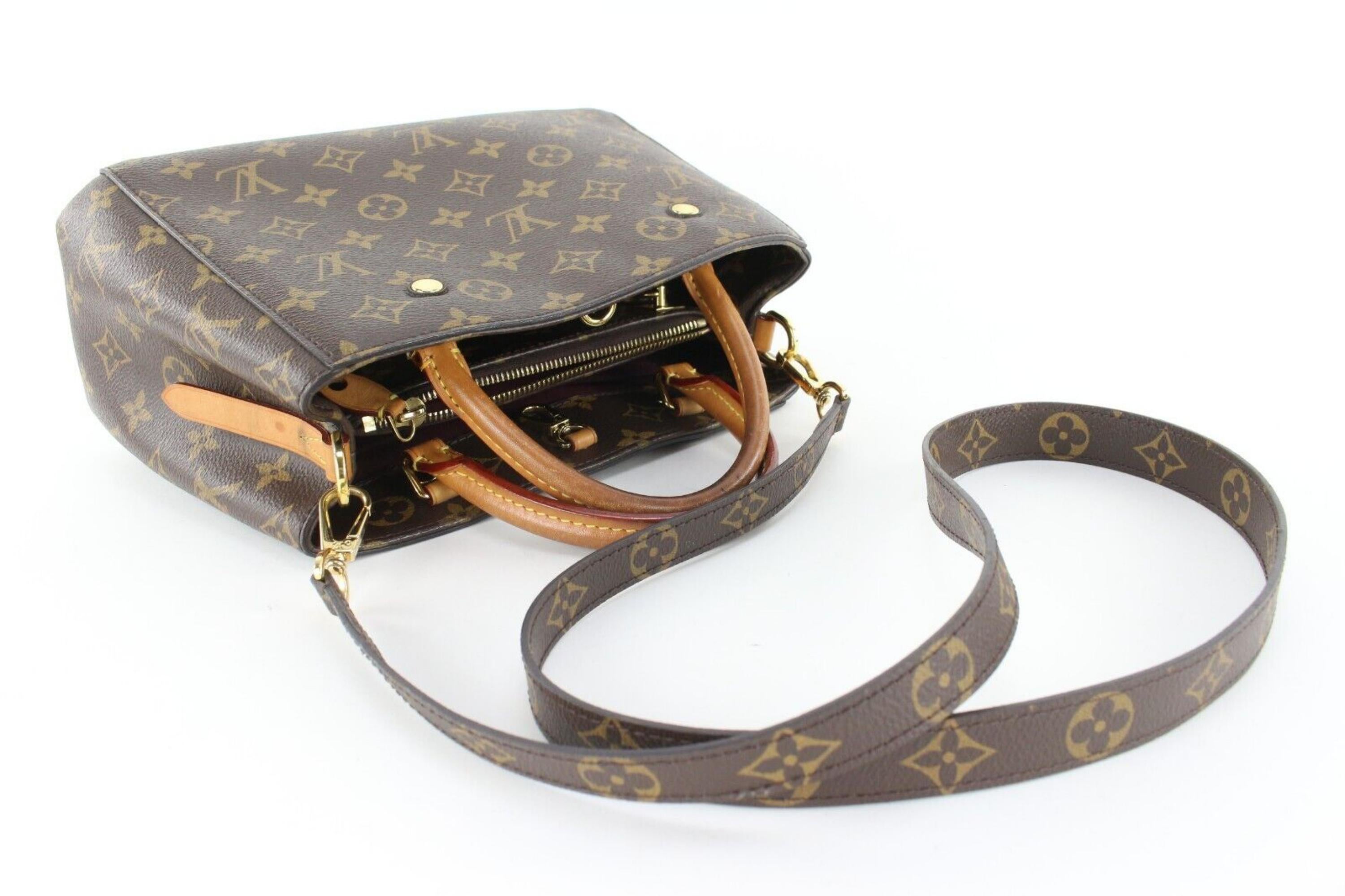 Women's Louis Vuitton Monogram Montaigne BB 2way Tote 3LVJ1202 For Sale