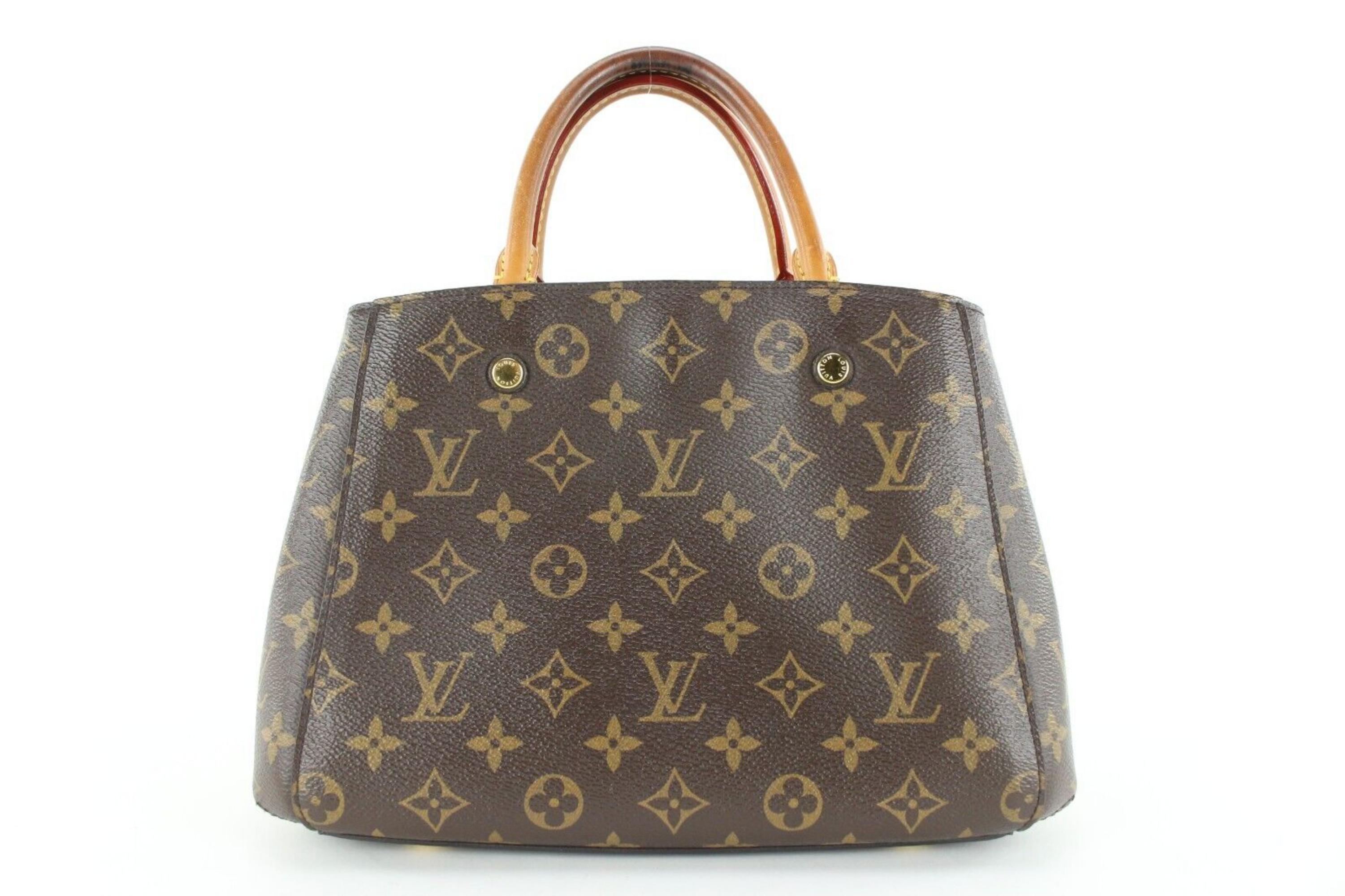 Louis Vuitton Monogram Montaigne BB 2way Tote 3LVJ1202 For Sale 1