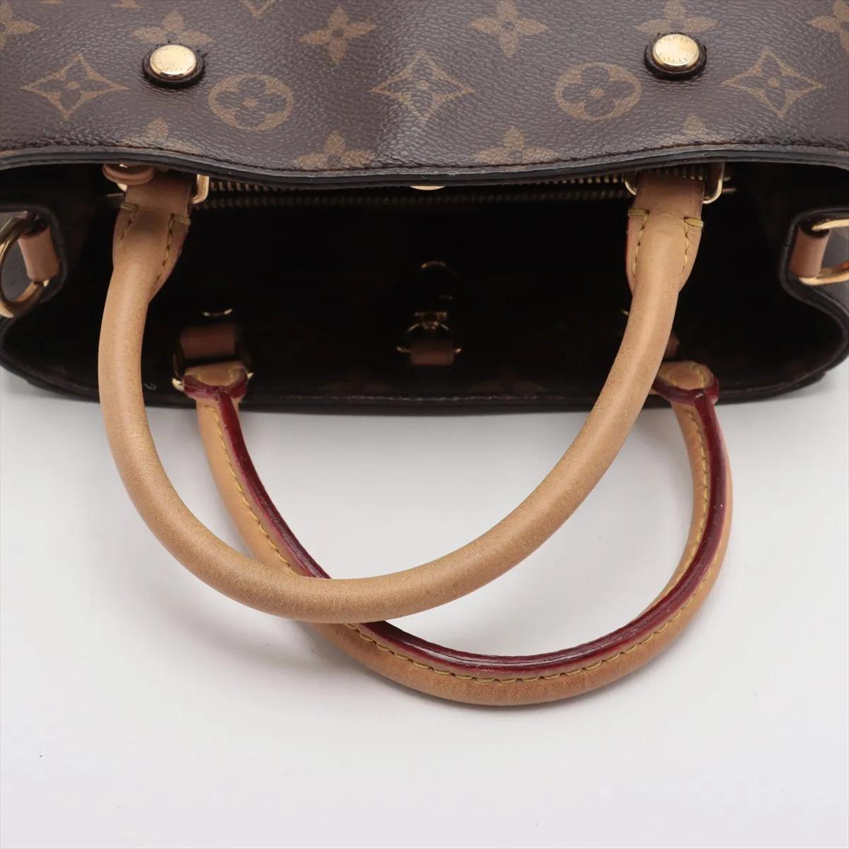 *Louis Vuitton Monogram Montaigne BB Brown en vente 1