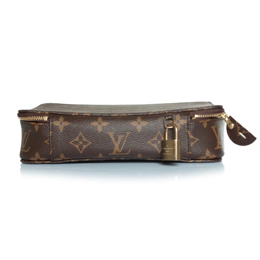 Gray Louis Vuitton, Monogram Monte Carlo jewellery box For Sale