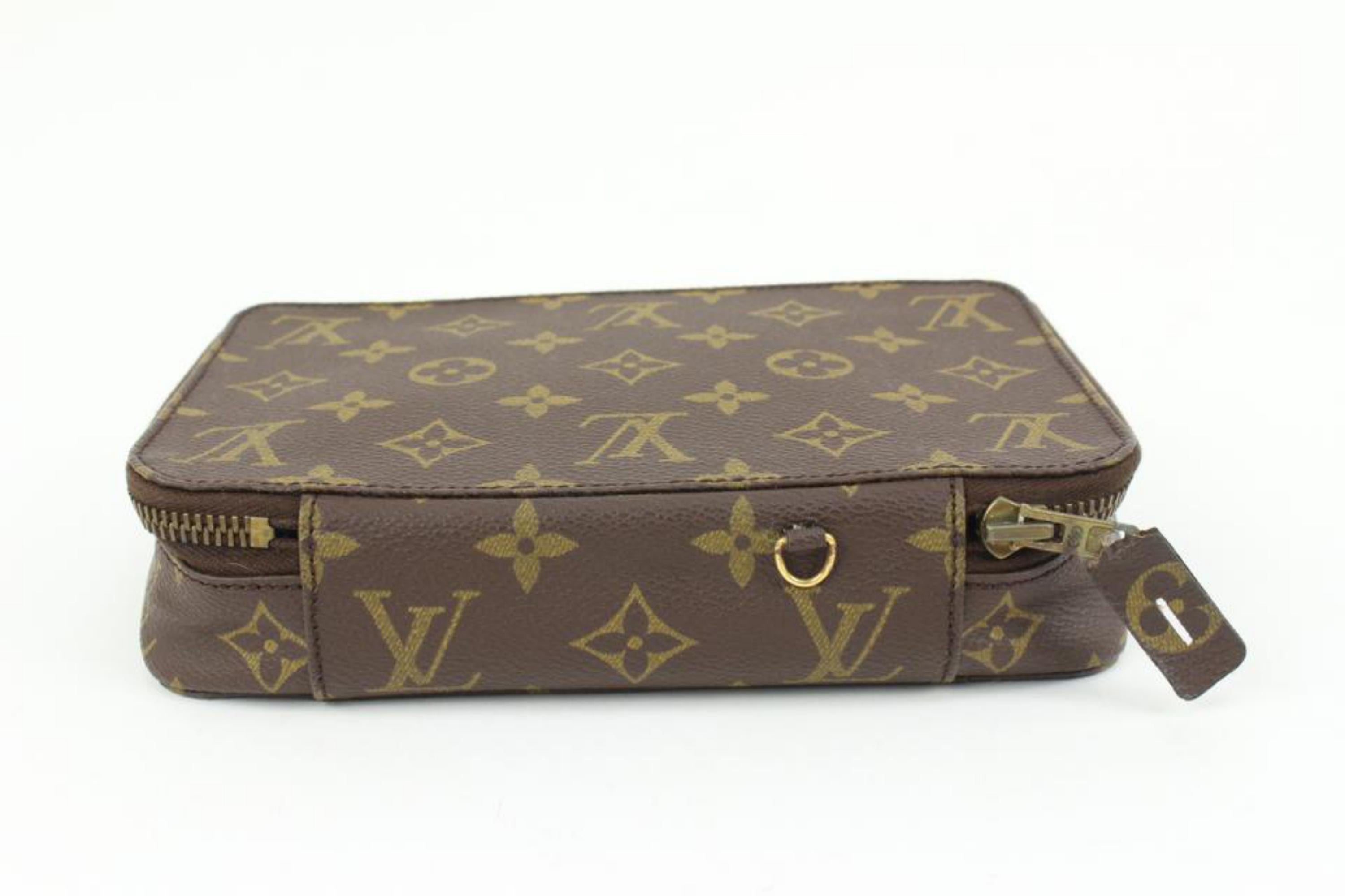 Louis Vuitton Monogram Monte Carlo Jewelry Case Boite Box 54lk38s 4