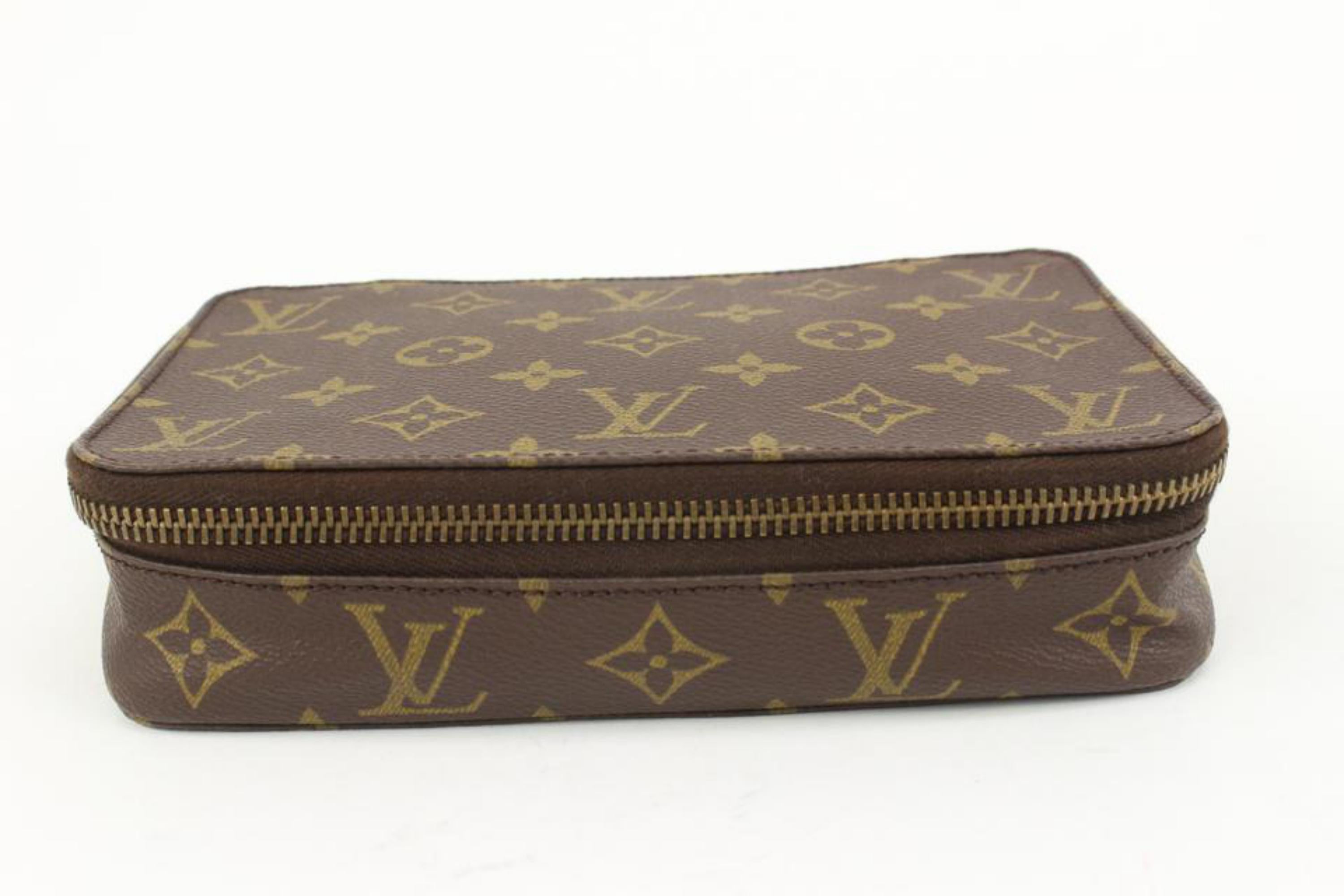 Louis Vuitton Monogram Monte Carlo Jewelry Case Boite Box 54lk38s 5