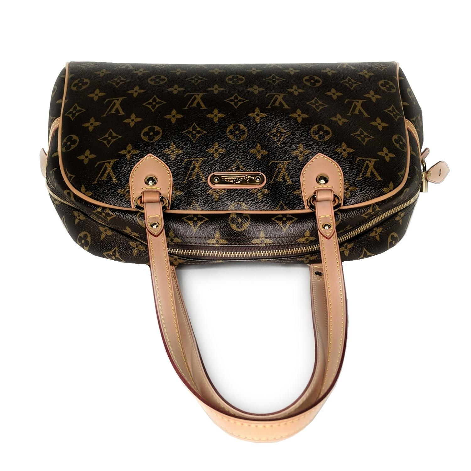 Louis Vuitton Monogram Montorgueil GM Schulranzen Damen