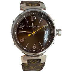 Louis Vuitton Monogram Montre Quartz Watch w/ Box & Guarantee rt. $2,900