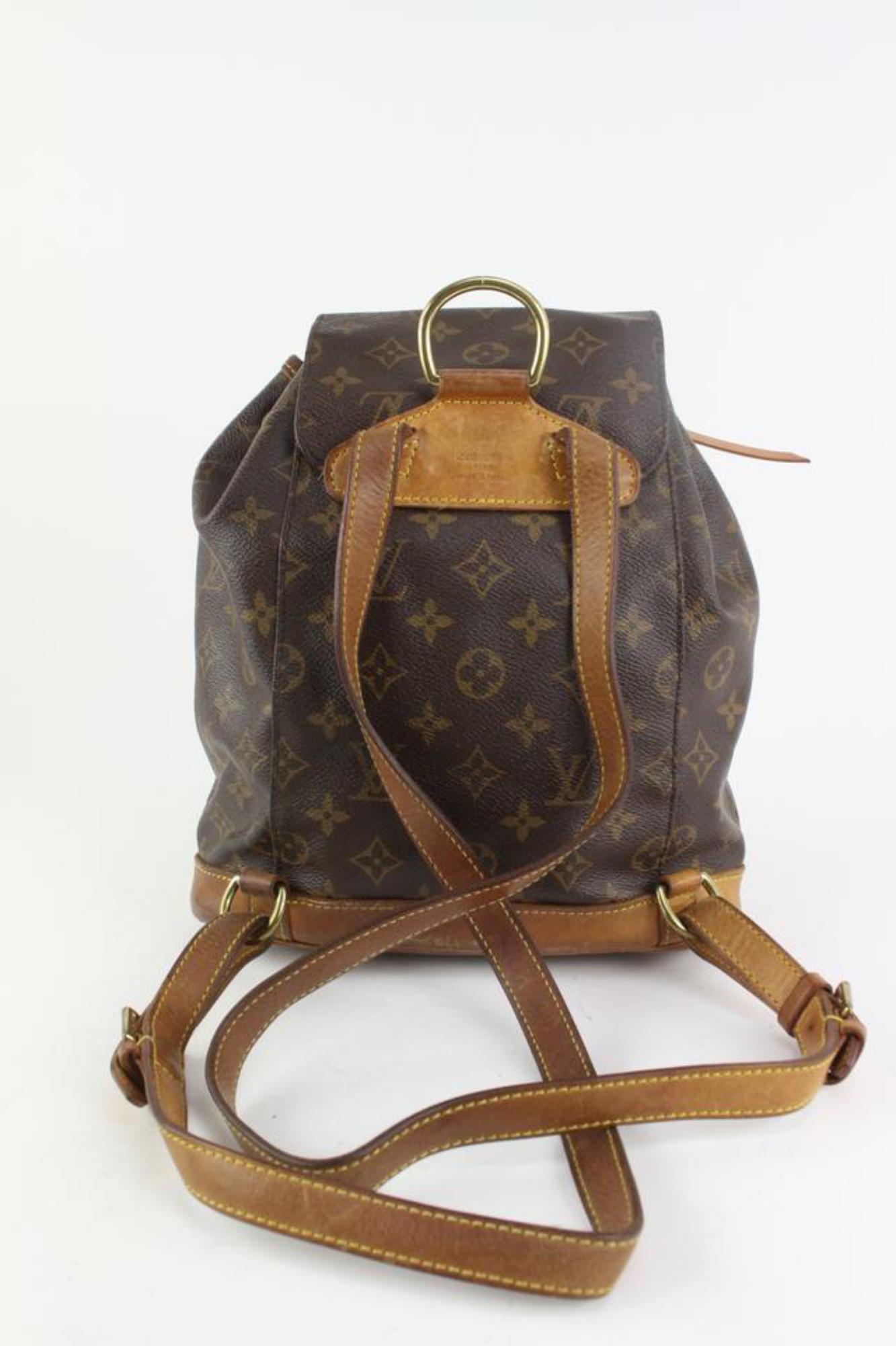 Louis Vuitton Monogram Montsouris MM Backpack 1216lv28 For Sale 1