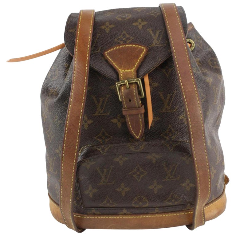 Louis Vuitton Monogram Montsouris MM Backpack 1216lv28 For Sale at 1stDibs  | vintage louis vuitton backpack