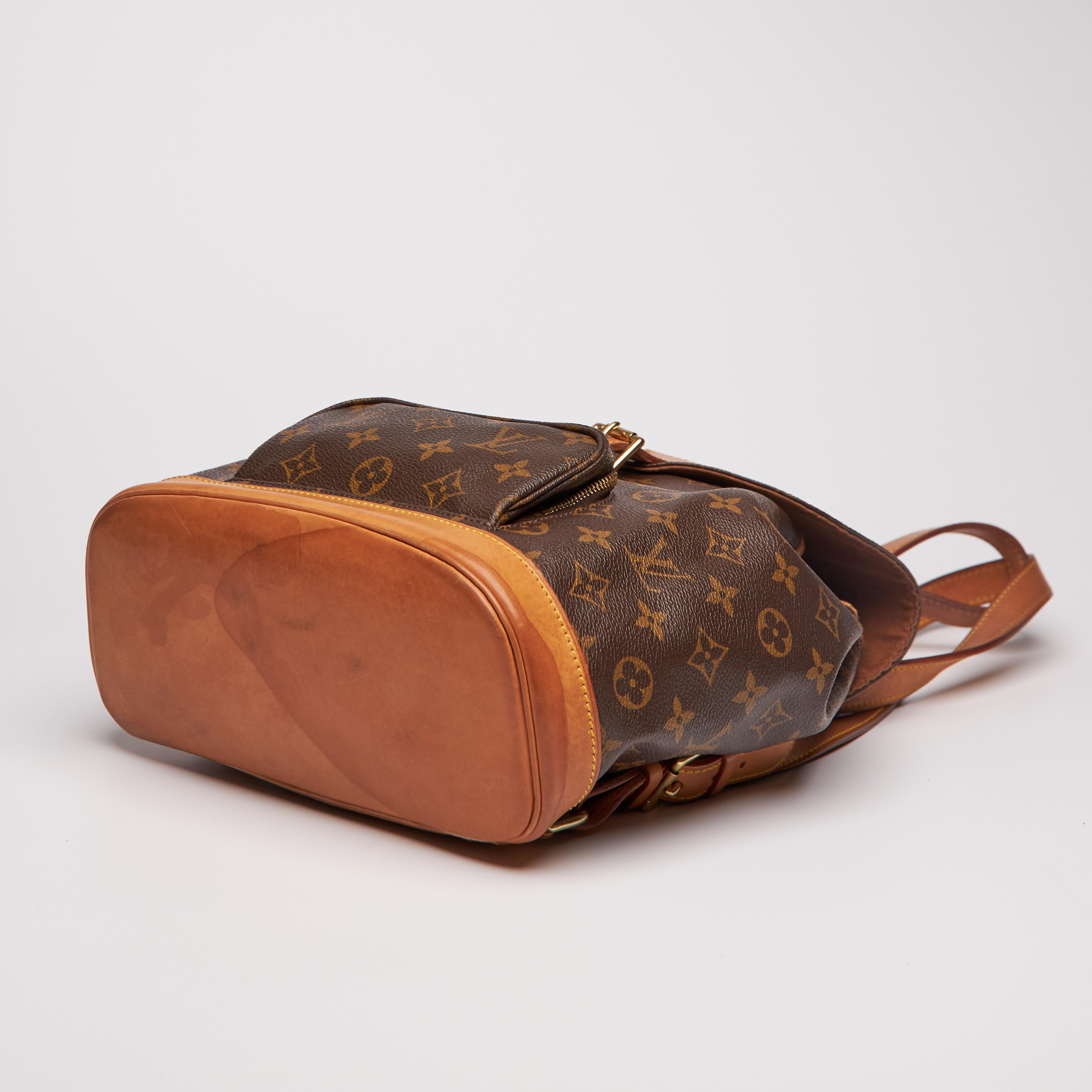 Louis Vuitton Monogram Montsouris PM Backpack (2001) In Excellent Condition In Montreal, Quebec
