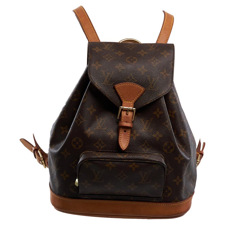 Louis Vuitton Monogram Montsouris PM Backpack (2001) For Sale at 1stDibs