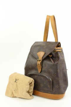 Louis Vuitton Monogram Montsouris MM Backpack 92lv317s