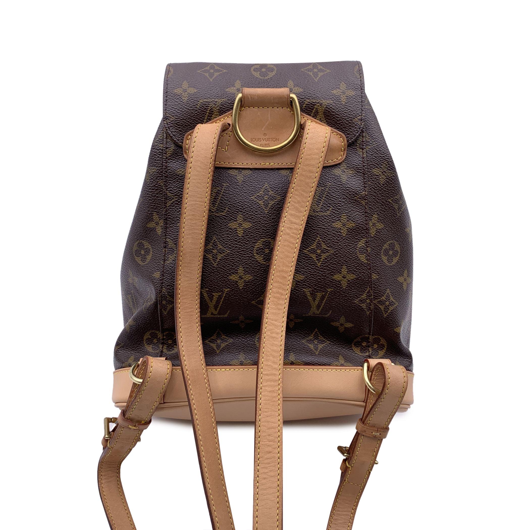 Louis Vuitton Monogram Montsouris MM Backpack Bag M51136 1