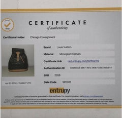 Louis Vuitton Monogram Montsouris MM Backpack Shoulder Handbag