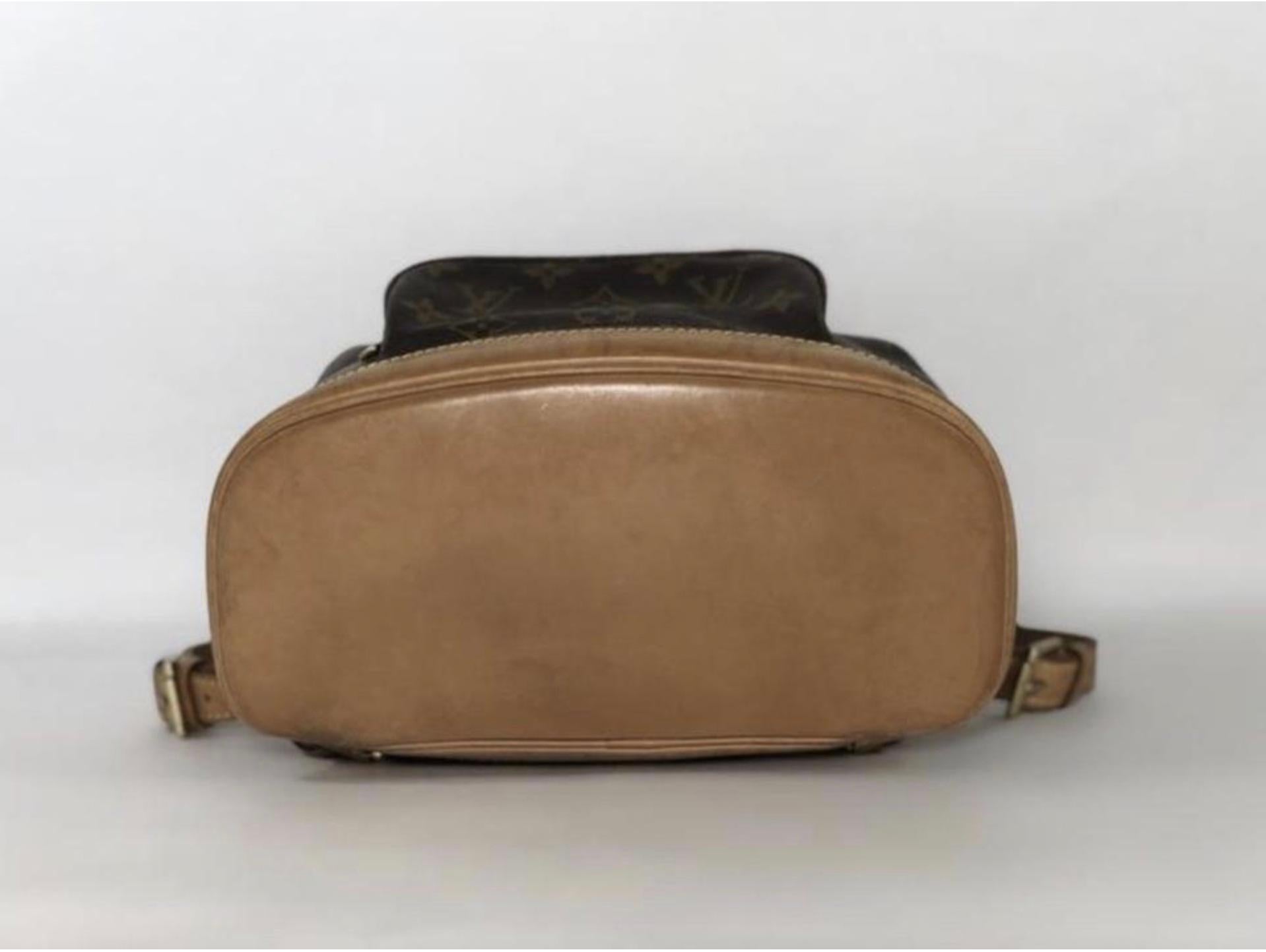 Women's or Men's  Louis Vuitton Monogram Montsouris MM Backpack Shoulder Handbag For Sale